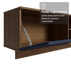 Rack Suspenso para TV até 80 Polegadas 218 cm 2 Portas Rustic/Azul Vik Madesa