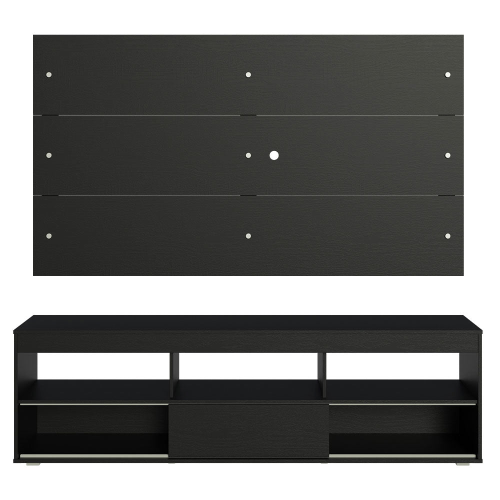 Rack com Painel para TV até 65 Polegadas Preto Orlando Madesa