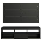 Rack com Painel para TV até 65 Polegadas Preto Orlando Madesa