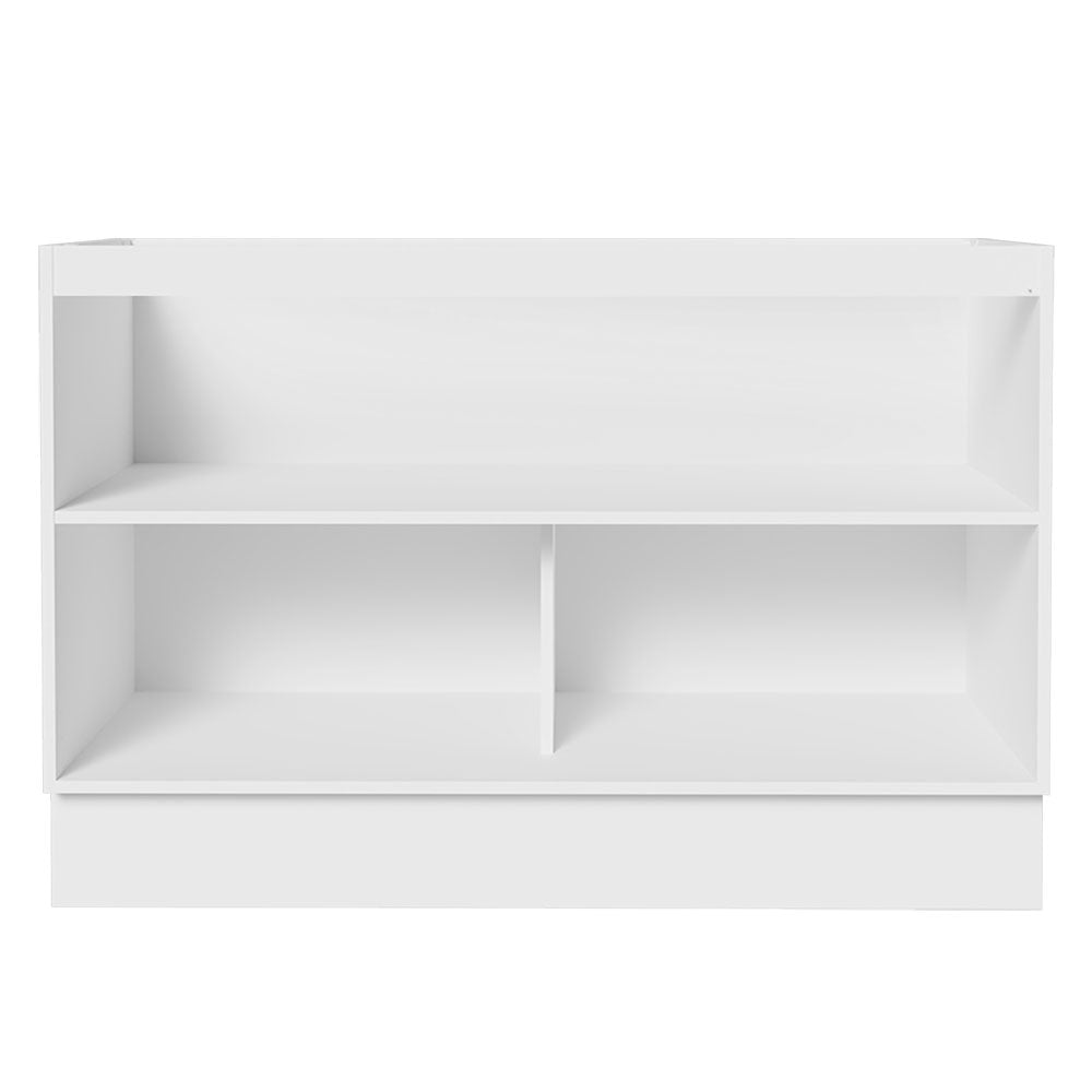 Balcão Gabinete de Pia 120 x 60 cm 2 Portas (Sem Tampo) Branco Glamy Madesa