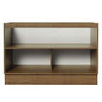 Balcão Gabinete de Pia 120 x 60 cm 2 Portas (Sem Tampo) Rustic/Branco Stella Madesa