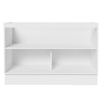 Balcão Gabinete de Pia 120 x 60 cm 2 Portas (Sem Tampo) Branco/Preto Glamy Madesa