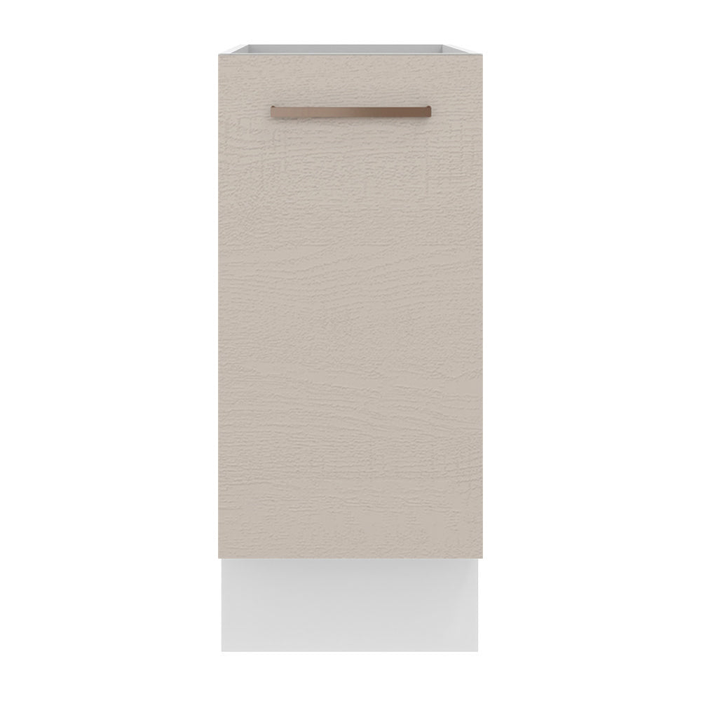 Balcão 35 x 60 cm 1 Porta (Sem Tampo) Branco/Crema Agata Madesa