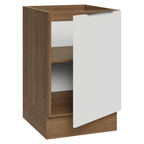 Balcão de Cozinha 50 x 60cm 1 Porta (Sem Tampo) Rustic/Branco Stella Madesa