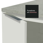 Balcão Madesa Stella 60 x 60 cm 1 Porta (Com Tampo) Branco