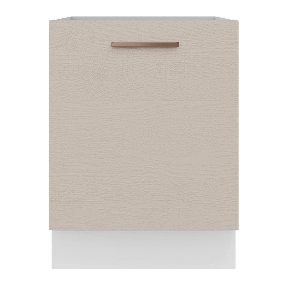 Balcão 60 x 60 cm 1 Porta (Sem Tampo) Branco/Crema Agata Madesa