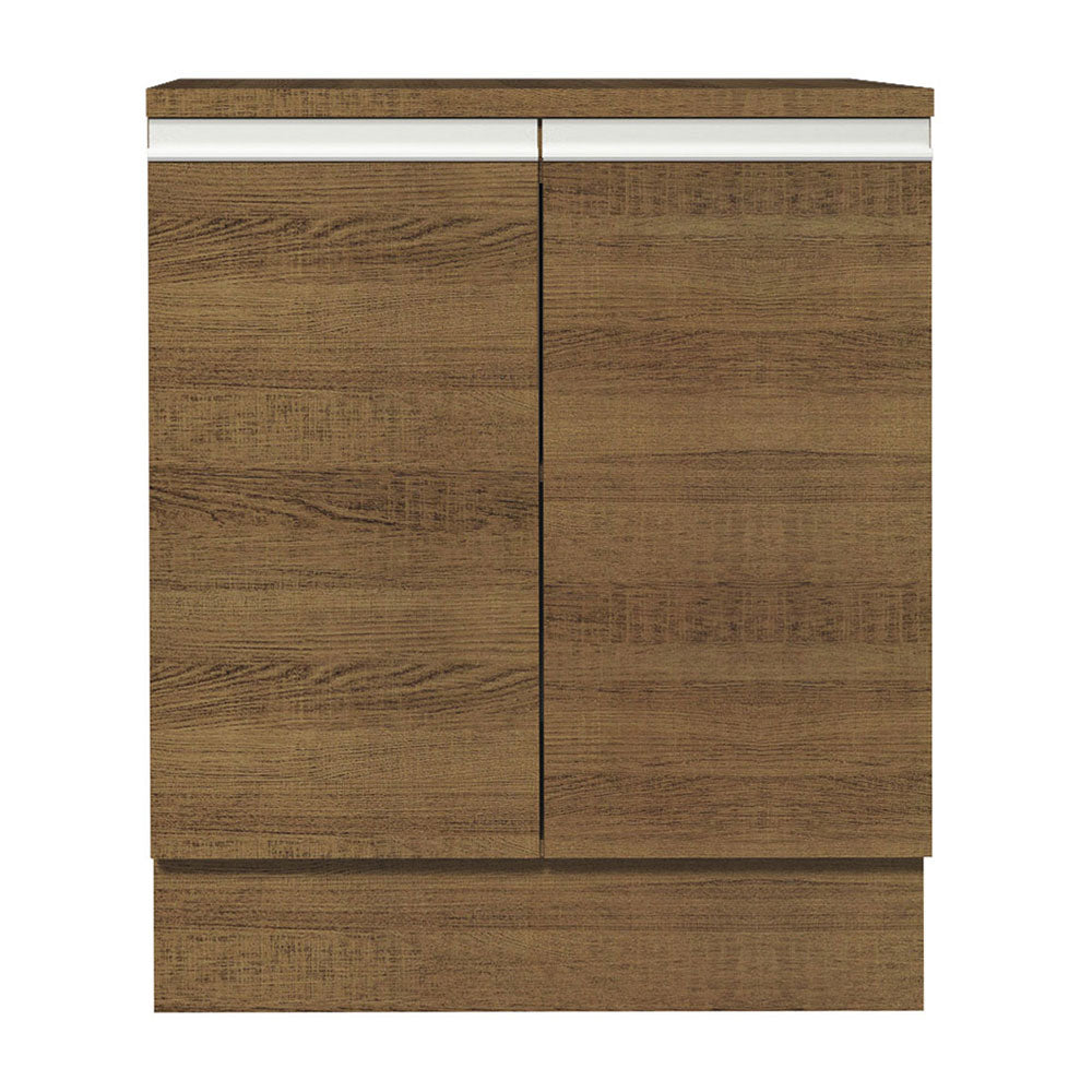 Balcão 70 x 60 cm 2 Portas (Com Tampo) Rustic Glamy Madesa