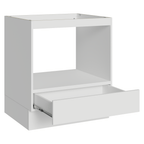 Balcão para Forno/Micro-ondas 70 x 60 cm 1 Gaveta (Sem Tampo) Branco Madesa