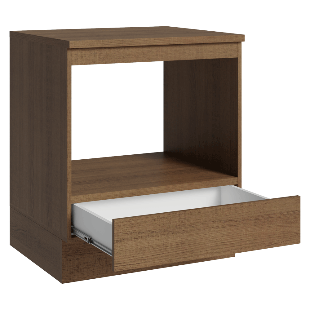 Balcão para Forno/Micro-ondas 70 x 60 cm 1 Gaveta (Com Tampo) Rustic Madesa