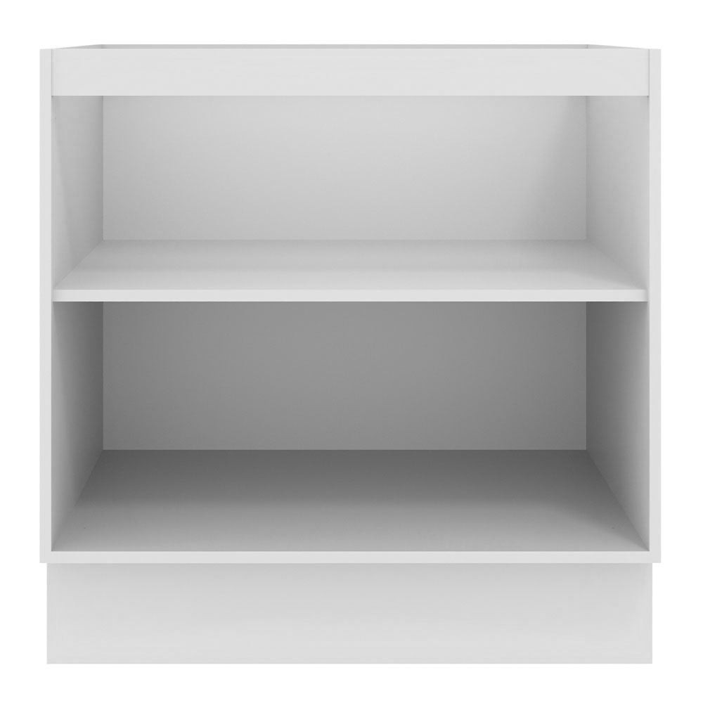 Balcão de Cozinha Madesa Agata 80 x 60 cm 2 Portas (Sem Tampo) Branco