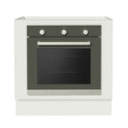 Balcão para Forno de Embutir 80 x 60 cm Sem Tampo Branco Agata, Glamy, Lux, Stella Madesa
