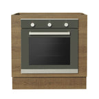 Balcão para Forno de Embutir 80 x 60 cm Sem Tampo Rustic Glamy, Lux, Stella Madesa