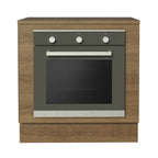 Balcão para Forno de Embutir 80 x 60 cm Com Tampo Rustic Glamy, Lux, Stella Madesa