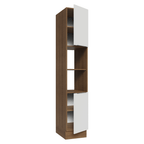 Paneleiro 40 x 60 cm 2 Portas e 2 Nichos Rustic/Branco Stella Madesa