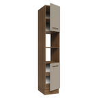 Paneleiro 40 x 60 cm 2 Portas e 2 Nichos Rustic/Crema Agata Madesa