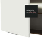 Torre Quente Madesa Stella 60 x 60 cm 1 Porta 3 Gavetas Rustic/Branco