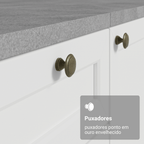 Balcão Gabinete de Pia 120 cm (Sem Tampo) Branco Vik Madesa