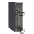 Balcão Porta-Temperos 20 cm Suspenso Cinza Nice Madesa