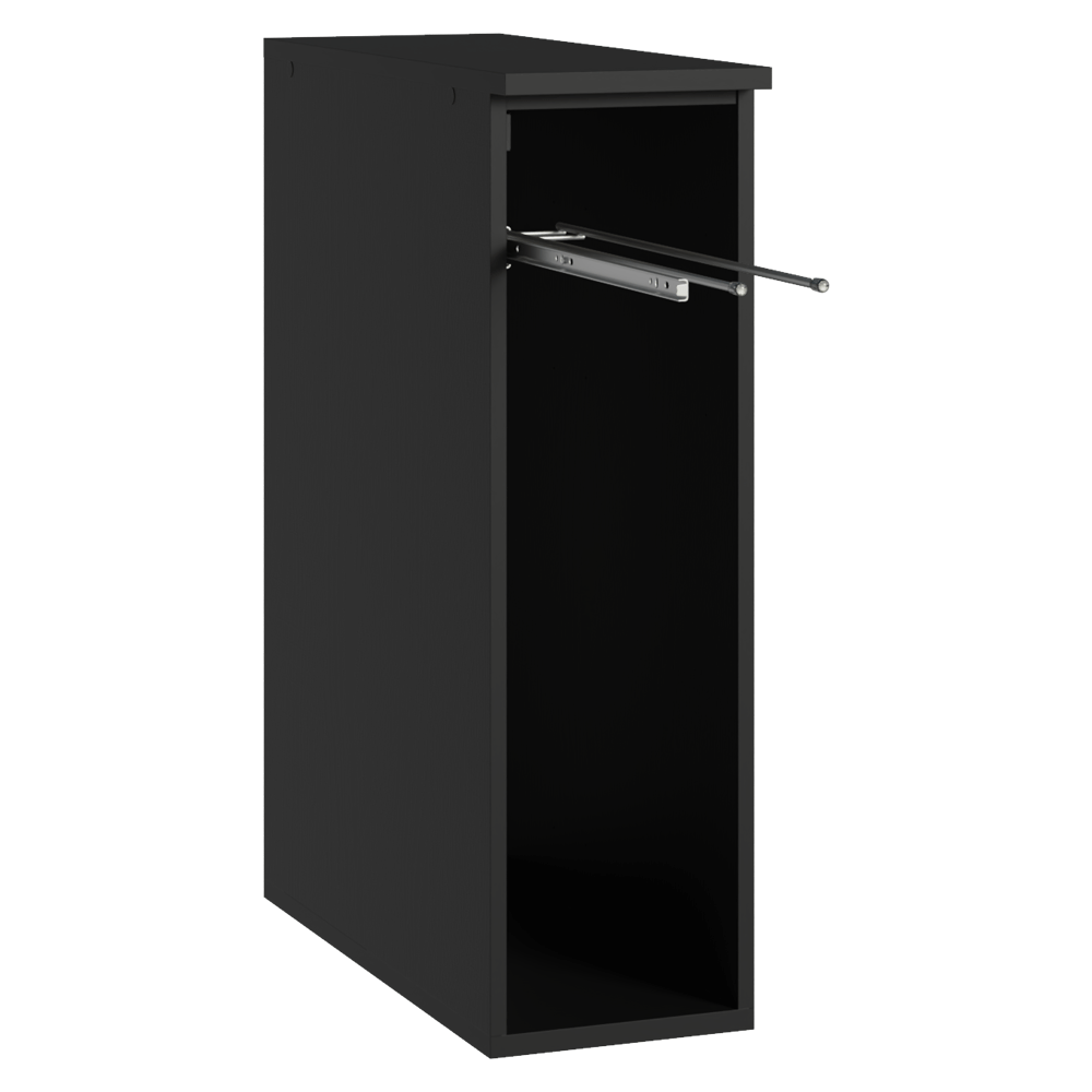 Balcão Porta-Pano 20 cm Suspenso Preto Nice Madesa