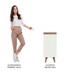 Balcão Madesa Reims 35 cm 1 Porta Branco
