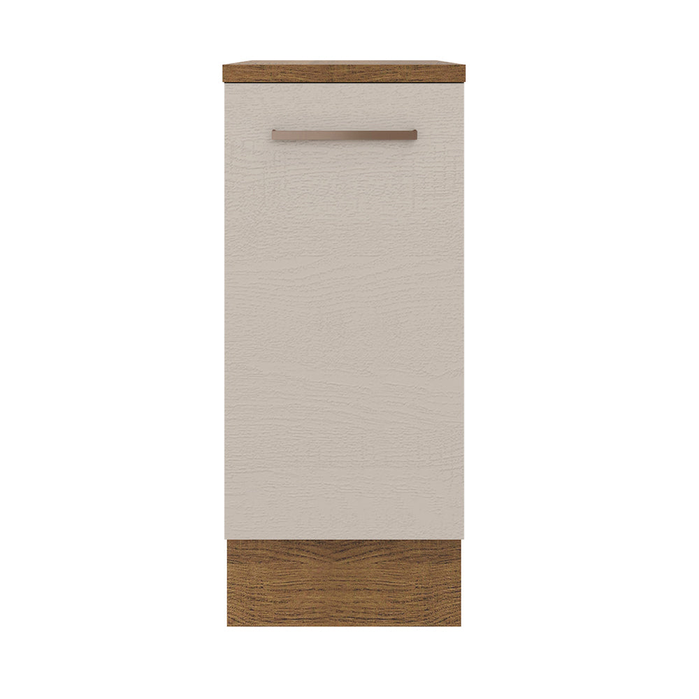 Balcão 35 cm 1 Porta Rustic/Crema Agata Madesa