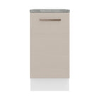 Balcão 40 cm 1 Porta Branco/Crema Agata Madesa