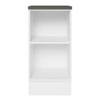 Balcão 100% MDF 40 cm 1 Porta Branco/Preto Acordes Madesa