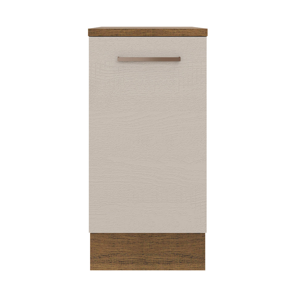 Balcão 40 cm 1 Porta Rustic/Crema Agata Madesa