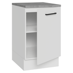 Balcão de Cozinha 50cm 1 Porta Branco Agata Madesa