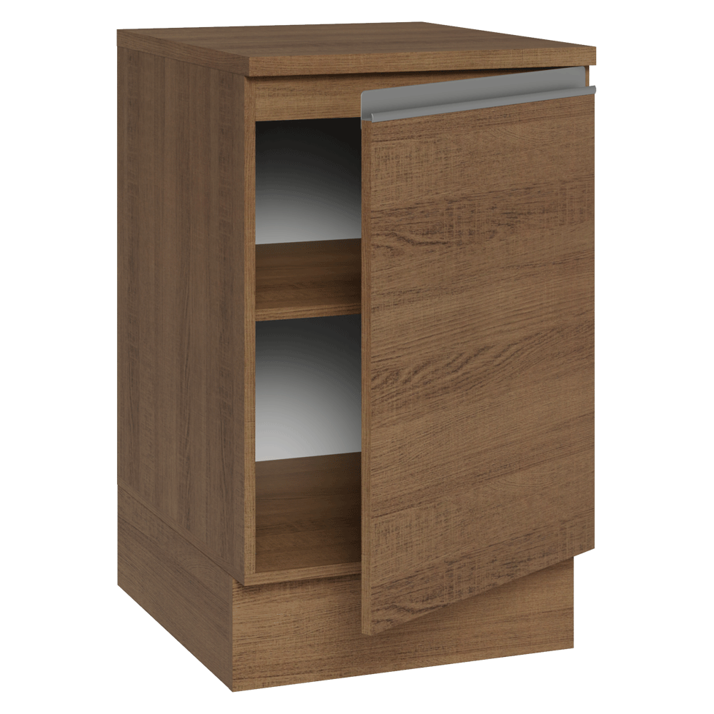 Balcão de Cozinha 50cm 1 Porta Rustic Glamy Madesa