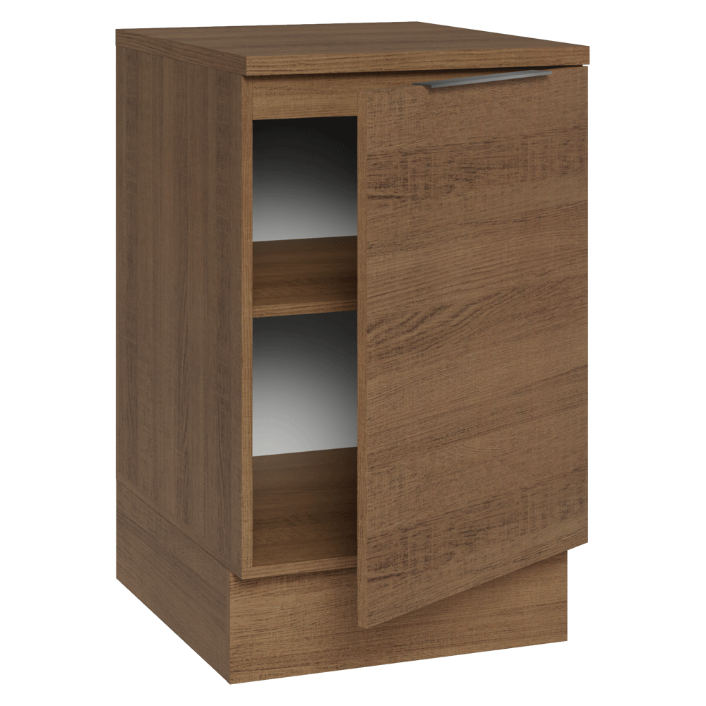 Balcão de Cozinha 50cm 1 Porta Rustic Stella Madesa
