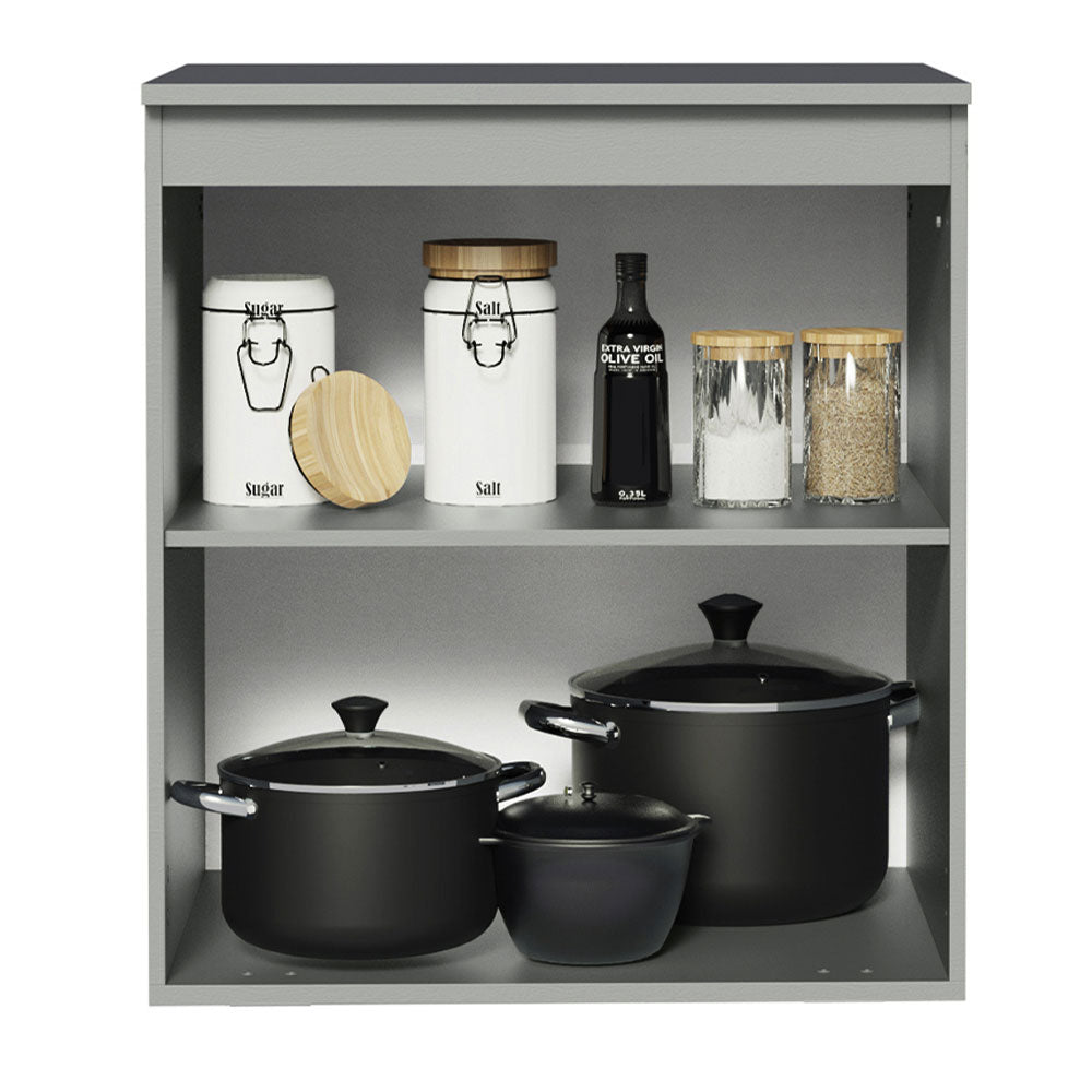 Balcão 60 cm 1 Porta Suspenso Cinza Nice Madesa