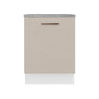 Balcão 60 cm 1 Porta Branco/Crema Agata Madesa