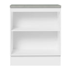 Balcão de Cozinha 70 cm 2 Portas Branco/Crema Agata Madesa