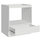 Balcão para Forno/Micro-ondas 70 cm 1 Gaveta (Sem Tampo) Branco Madesa