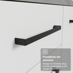 Balcão Madesa Agata 80 cm 2 Portas Branco