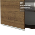 Armário Aéreo 100 cm 1 Porta Basculante Rustic Glamy Madesa