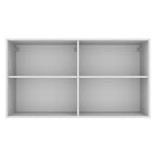 Armário Aéreo 120 cm 2 Portas Branco/Crema Agata Madesa