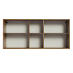 Armário Aéreo 150 cm 2 Portas e 2 Nichos Rustic/Crema Agata Madesa