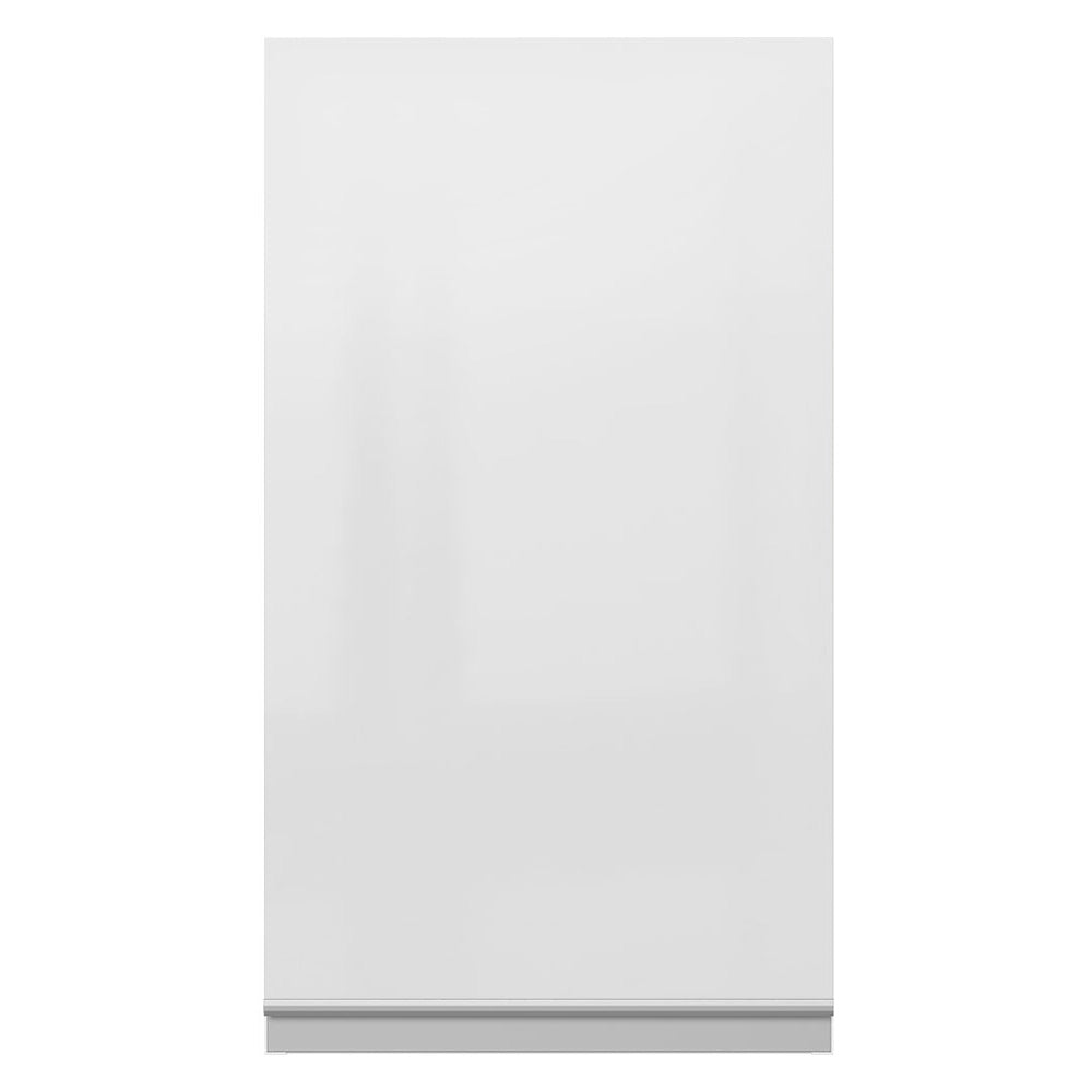Armário Aéreo 100% MDF 35 cm 1 Porta Branco Brilho Acordes Madesa