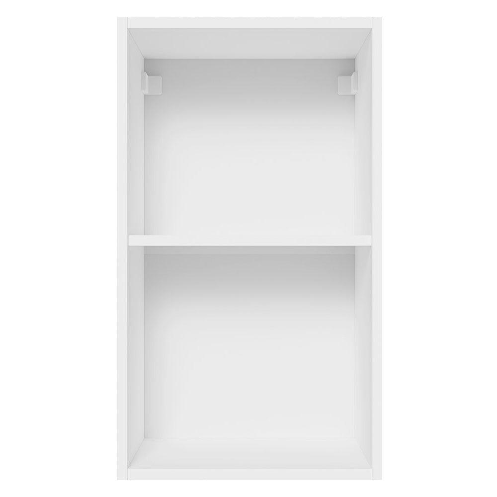 Armário Aéreo 100% MDF 35 cm 1 Porta Branco/Rustic Acordes Madesa