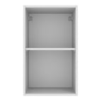 Armário Aéreo 40 cm 1 Porta Branco/Crema Agata Madesa