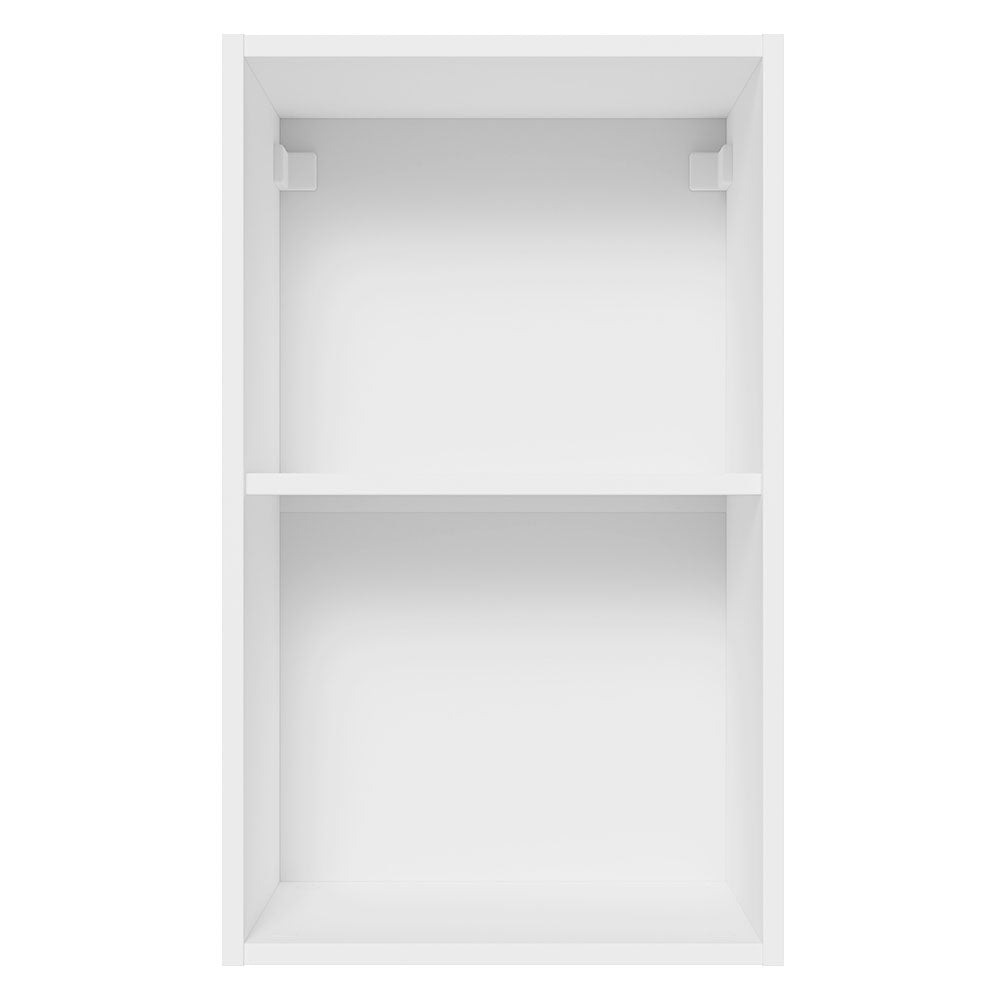 Armário Aéreo 100% MDF 40 cm 1 Porta Branco/Preto Acordes Madesa
