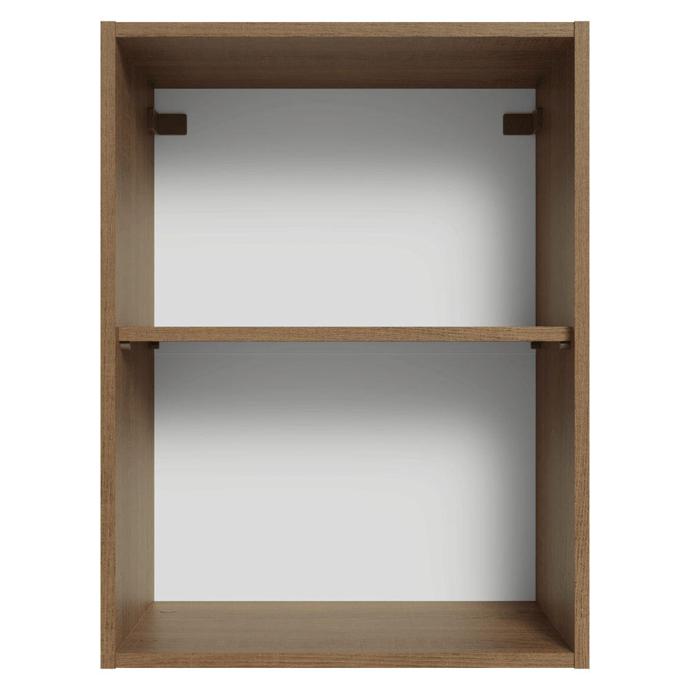 Armário Aéreo 50cm 1 Porta Rustic/Crema Agata Madesa