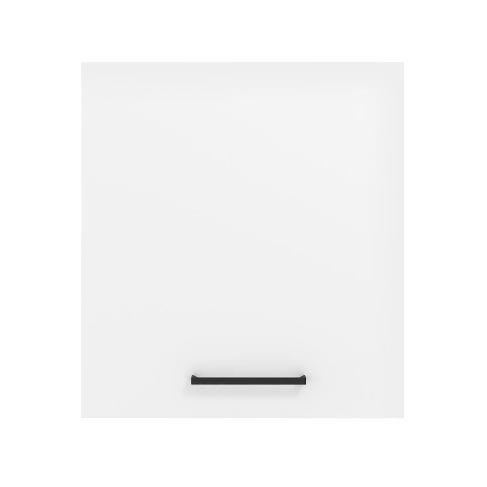 Armário Aéreo Madesa Agata 60 cm 1 Porta Rustic/Branco