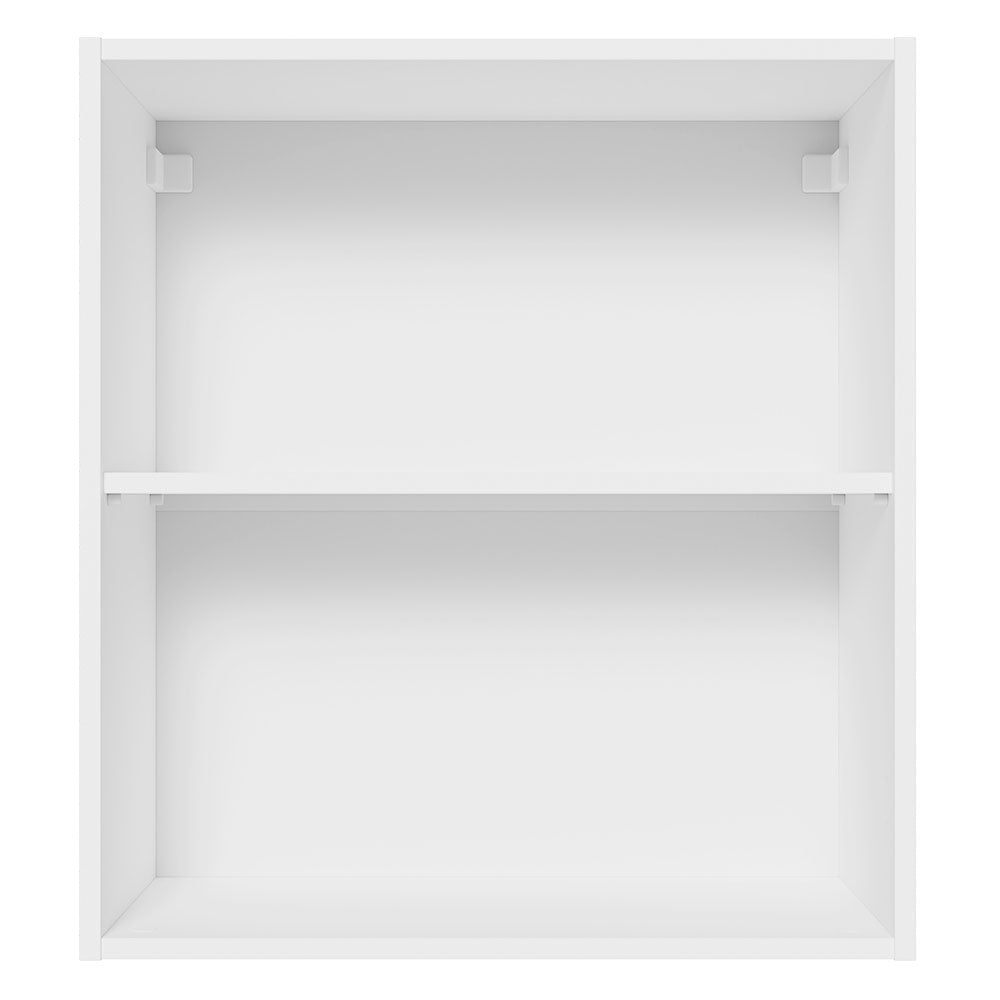 Armário Aéreo 100% MDF 60 cm 1 Porta Branco/Preto Acordes Madesa