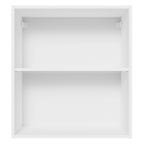 Armário Aéreo 100% MDF 60 cm 1 Porta Branco/Preto Acordes Madesa