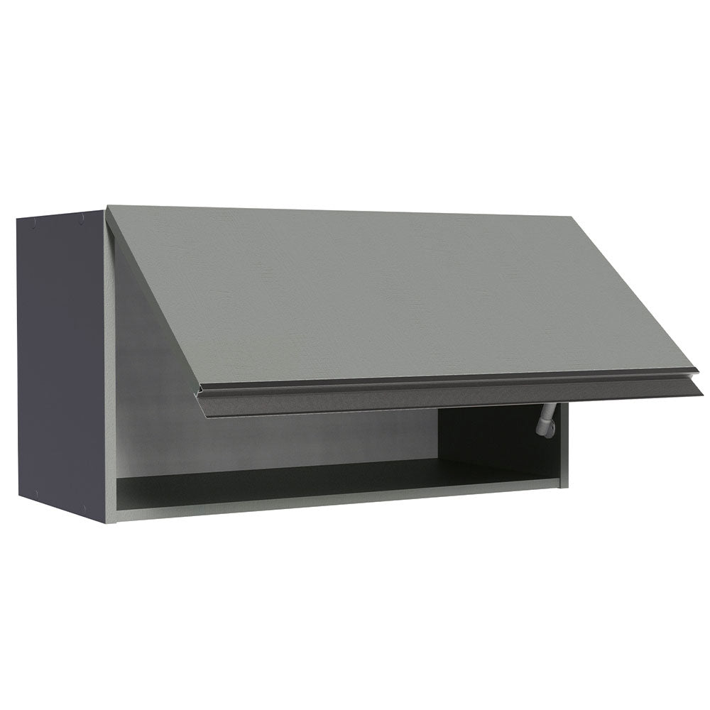 Armário Aéreo 60 cm 1 Porta Basculante Cinza Nice Madesa