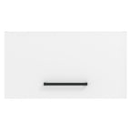 Armário Aéreo Madesa Agata 60 cm 1 Porta Basculante Rustic/Branco