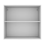 Armário Aéreo 70 cm 2 Portas Branco/Crema Agata Madesa